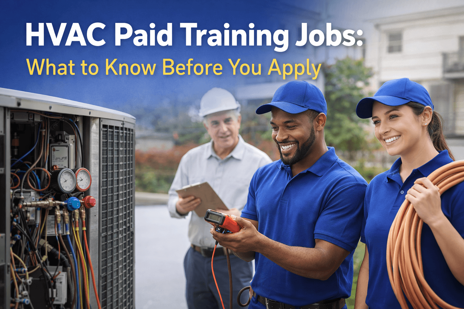 Paid HVAC Training Paths Info