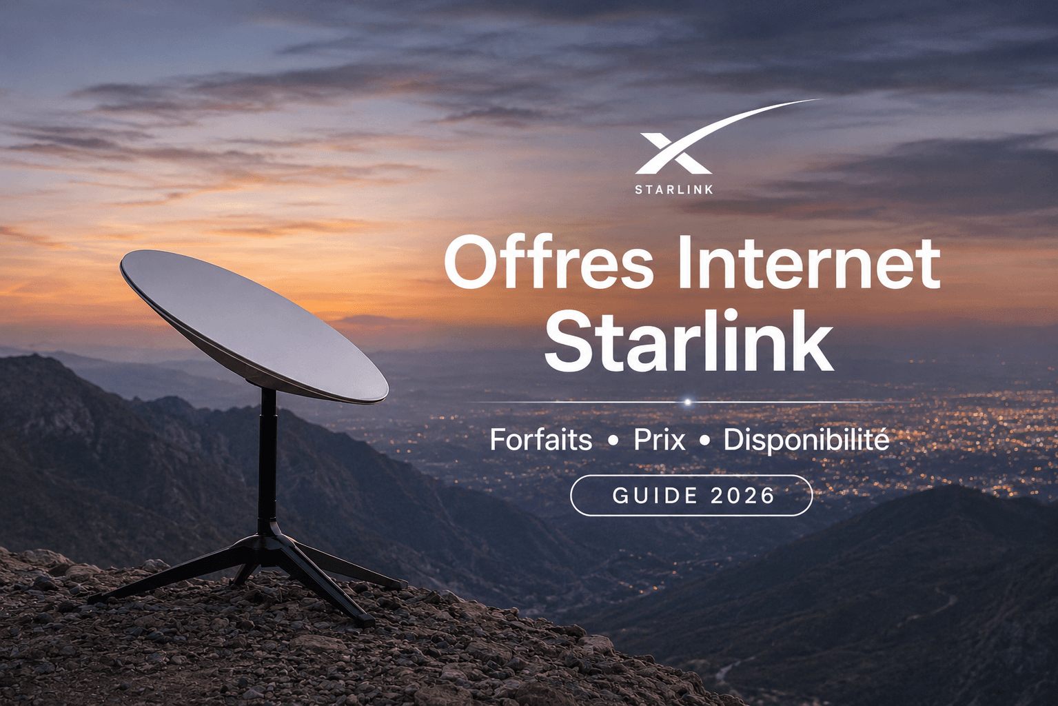 Forfaits et Offres Internet Starlink en 2026 : Prix, Installation et Guide pour les Seniors